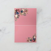 Rustieke Bloemen Thanksgiving Aangepaste bericht Kaart (Binnen)