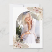 Rustieke Bloemen Verrassing Pensioen Kaart Online (Achterkant)