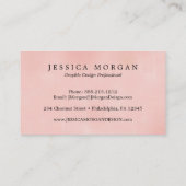 Rustieke Bloemen Visitekaartjes (Achterkant)