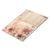 Rustieke Bloemen Weekplanner Notitieblok (Schuin)