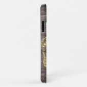 Rustieke Bloemen Zonnebloem Monogram Naam Case-Mate iPhone Case (Achterkant/rechts)