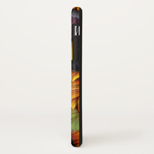 Rustieke bloemen zonnebloemen gele boerlap monogra Case-Mate iPhone case (Achterkant/links)