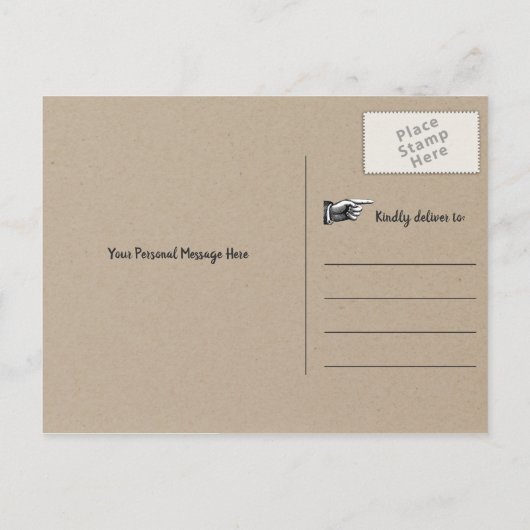 Rustieke bloemenantilope Hunt is over de datum red Aankondigingskaart (Achterkant)