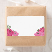 Rustieke bloemenblanco grote Adresetiketten Etiket (Insitu)