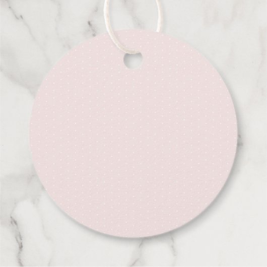 Rustieke bloemenbruiloft gunst dank u ronde bedankjes labels (Achterkant)