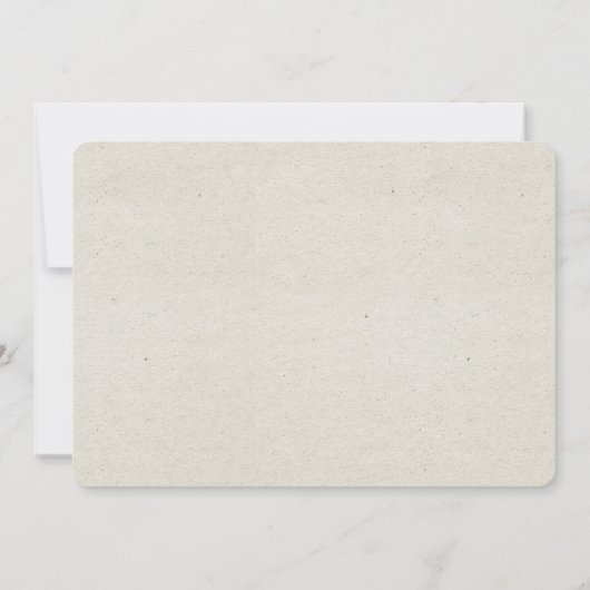  rustieke bloemenbruiloft Save the Date (Achterkant)