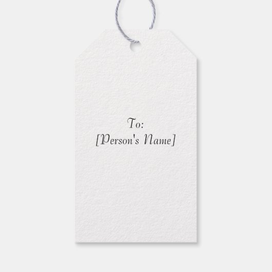 Rustieke bloemenbruiloft, sepia. cadeaulabel (Achterkant)