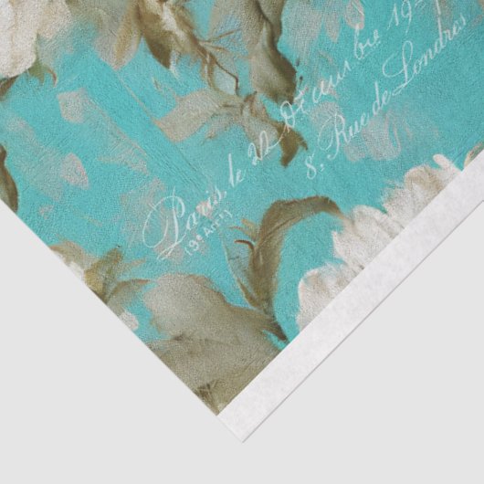  rustieke bloemendecoupage tissuepapier (Detail)