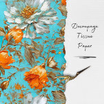 rustieke bloemendecoupage tissuepapier<br><div class="desc">Creatief en uniek document van het Onduidelijke blad dat een serie van texturen,  patronen,  en  illustraties in levendige,  gedempte,  kleurenpaletten gebruikt. Ideaal voor ontkoppeling,  scrap booking en andere papiervaartuigen.</div>