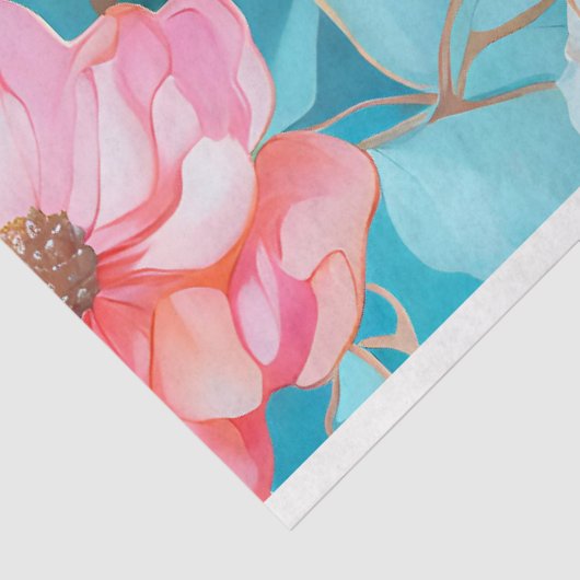  rustieke bloemendecoupage tissuepapier (Detail)