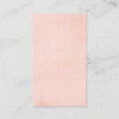 Rustieke bloemenhart meisje luier loterij kaarten (Achterkant)