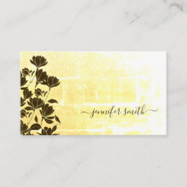 Rustieke bloemenherfst Boho Bohemian chique bloeme Visitekaartje