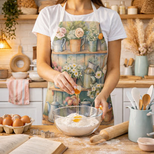 Rustieke Bloemenmarkt – Vintage Cottagecore Schort