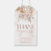 Rustieke bloemenpampa's is ze niet prachtig dank j cadeaulabel (Voorkant)