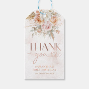 Rustieke bloemenpampa's is ze niet prachtig dank j cadeaulabel