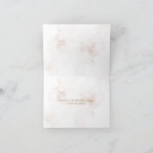 Rustieke bloemenpampa's zijn niet prachtig gevouwe bedankkaart (Binnen)