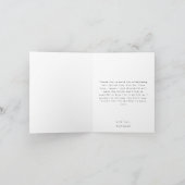 Rustieke Bloemenpompoen Baby shower Dank u kaart (Binnen)