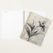 Rustieke Bloemenschets met Kalligrafie - Leeftijd Planner (Display)