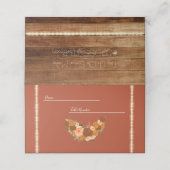 Rustieke Bloemenschuur Trouwplaats Kaart Plaatskaartje (Buitenkant ongevouwen)