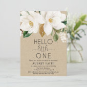 Rustieke bloemenslok en zie, herfst kraft ontmoete kaart (Staand voorkant)