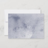 Rustieke Bloemenstrand Nautische bruiloft RSVP Kaartje (Achterkant)