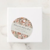 Rustieke Bloemige Boho Bruids-Shower Aangepaste Da Bedankjes Labels (In situ)