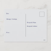 Rustieke bloemrijke feestdagen algemene aangepaste (Achterkant)