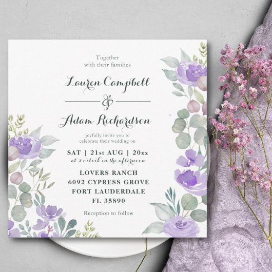 Rustieke bloemschildering Eucalyptus Waterverf Paa Kaart