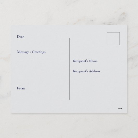 Rustieke bloemstukken Vakantie Algemene aangepaste Feestdagenkaart (Achterkant)