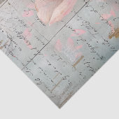 Rustieke bloesem op hout Decoupage Tissuepapier (Detail)