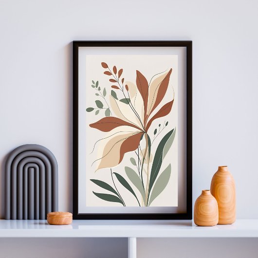 rustieke bloesem poster