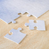 Rustieke blokhut Volle Maan Legpuzzel (Zijkant)