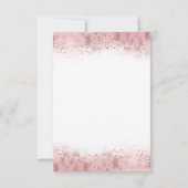 Rustieke Bloom herfst bruiloft RSVP (Achterkant)