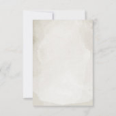 Rustieke Bloom Herfst geïnspireerd mooie bruiloft RSVP Kaartje (Achterkant)