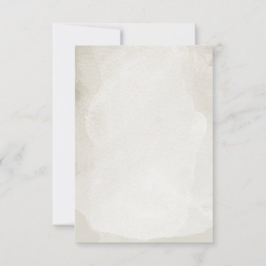 Rustieke Bloom Herfst geïnspireerd mooie bruiloft RSVP Kaartje (Achterkant)