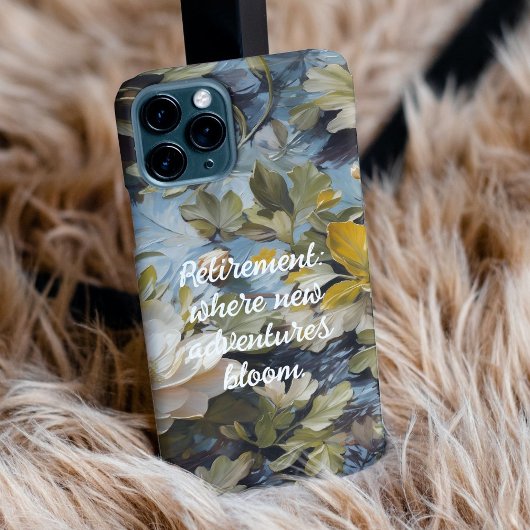 Rustieke Blooms Custom Retirement Gifts voor Haar Case-Mate iPhone Case