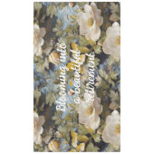 Rustieke Blooms Custom Retirement Gifts voor Haar Tafelkleed (Voorkant)