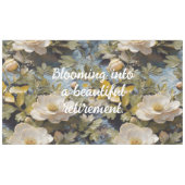 Rustieke Blooms Custom Retirement Gifts voor Haar Tafelkleed (Voorkant (Horizontaal))