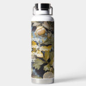 Rustieke Blooms Custom Retirement Gifts voor Haar Waterfles (Achterkant)