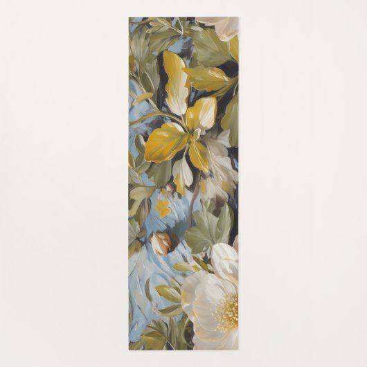 Rustieke Blooms Custom Retirement Gifts voor Haar Yogamat (Achterkant)