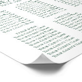 Rustieke Blooms | Terracotta Marsala Zitkaarten Poster (Hoek)