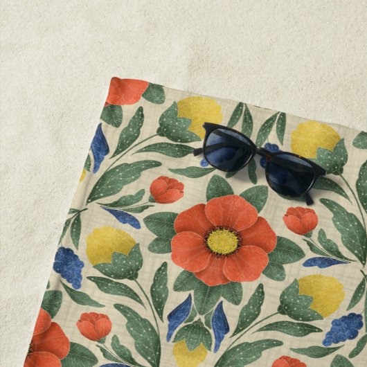 Rustieke Blossom Strandlaken (In situ)