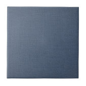 Rustieke Blue Burlap textuur - Stijlvol en duurzaa Tegeltje (Voorkant)
