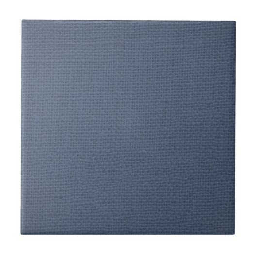 Rustieke Blue Burlap textuur - Stijlvol en duurzaa Tegeltje (Voorkant)