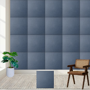 Rustieke Blue Burlap textuur - Stijlvol en duurzaa Tegeltje
