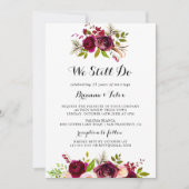 Rustieke Blush Bourgondië We doen nog steeds gelof Kaart (Voorkant)