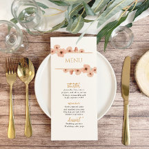 Rustieke Blush Roze Wildflower Wedding