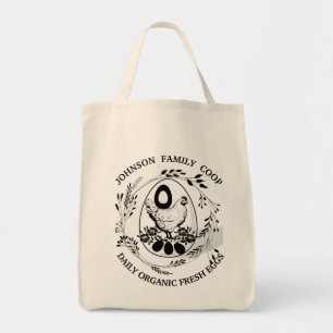 Rustieke Boerderij Boerenmarkt Custom Chic Hen Tote Bag