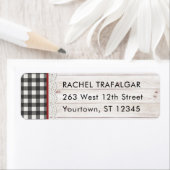 Rustieke boerderij | Buffelcontrole zwart/wit Etiket (Insitu)