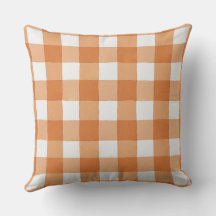 Rustieke boerderij cottage oranje wit geruit